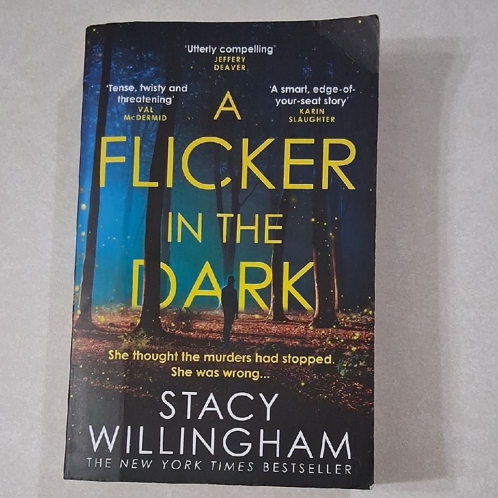 A Flicker in the Dark by - Black and Yellow Cover